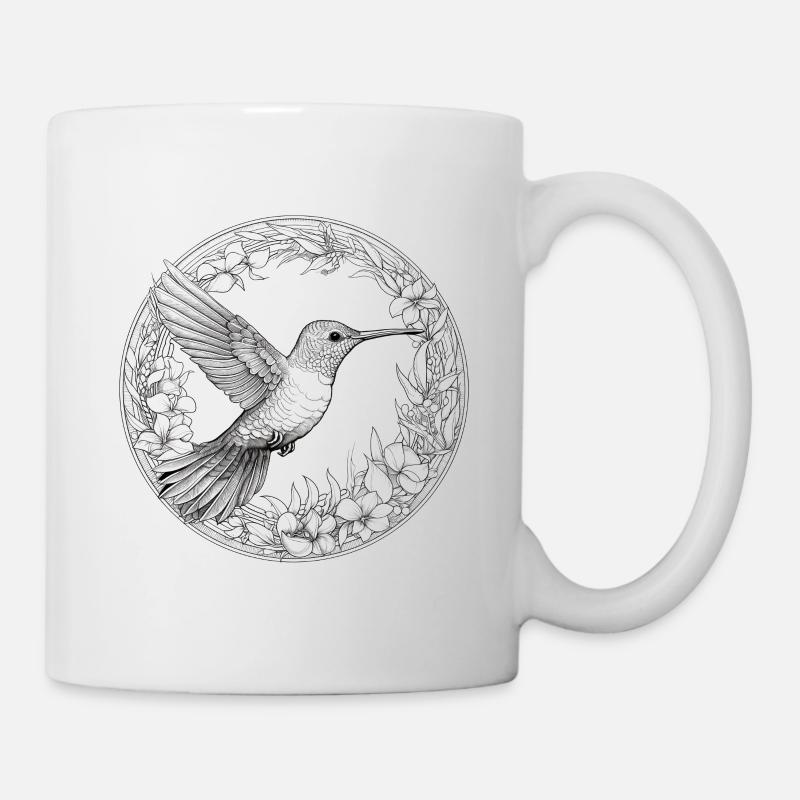 Kolibri - Tasse - Weiß