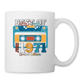 52 Birthday Man Cassette June Year 1971 - Mug - white - Right