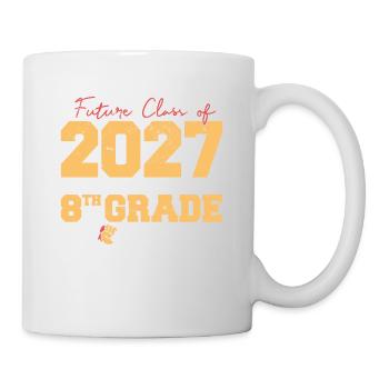 Future Class Of 2027 I Survived 8th Grade Funny - Mug - white - Right