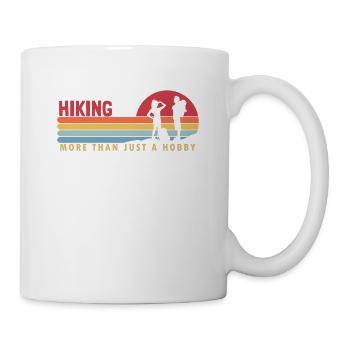 Hiking more than a Hobby Bergwandern Hiking - Mug - white - Right