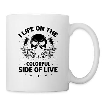 Offre de peintre automobile pour les carrossiers - Mug blanc - blanc - Droite