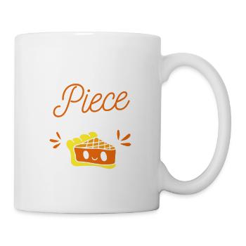 You Want A Pice Of Me Kürbiskuchen Thanksgiving - Tasse - Weiß - Rechts