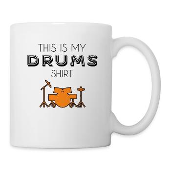 Chemise batterie - Mug blanc - blanc - Droite