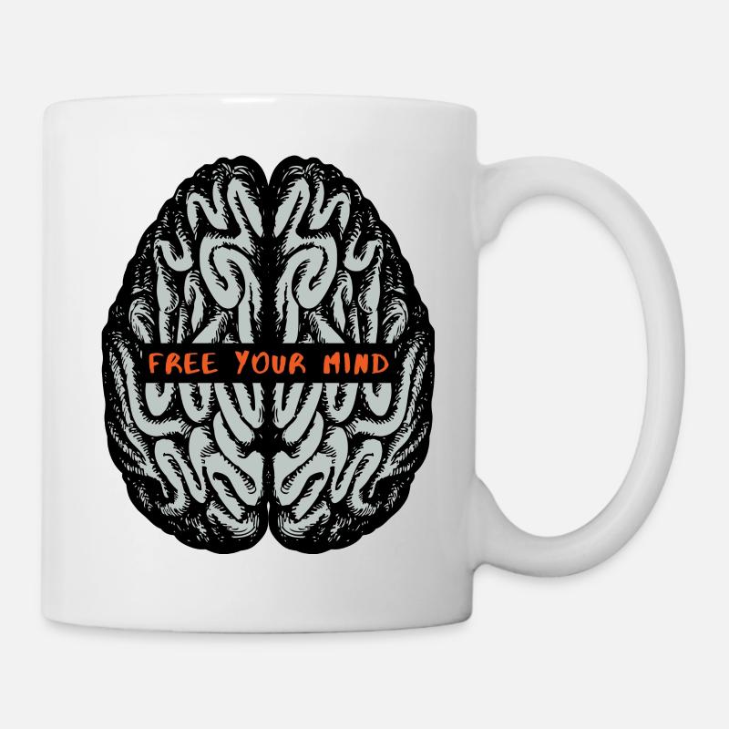 Free your mind! - Tasse - Weiß