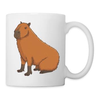 Capybara sucré - Mug blanc - blanc - Droite
