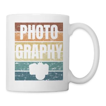 Photography Never Lose Focus Crunge - Tasse - Weiß - Rechts