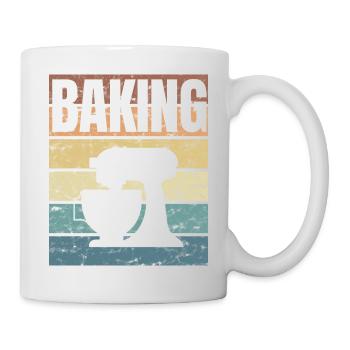 Backen Therapie Backe Kuchen Chefkoch - Tasse - Weiß - Rechts