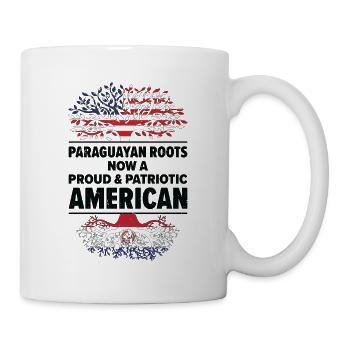 Né à Paraguay, Paraguay, Américain, États-Unis - Mug blanc - blanc - Droite