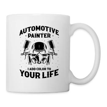 Autolackierer Angebot für Autolackierer - Tasse - Weiß - Rechts