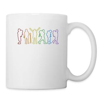 Randonnée LGBT Rainbow Randonnée Trekking Randonnée en montagne - Mug blanc - blanc - Droite