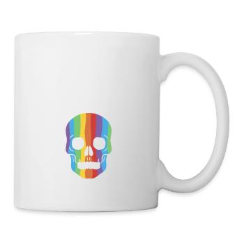 Is It Gay Here Proud LGBTQ Ally Rainbow Gay Pride - Mug - white - Right