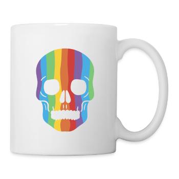 Mois de la fierté gay LGBTQ Trans est-il gay ici - Mug blanc - blanc - Droite