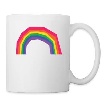 LGBTQ Proud Ally Trans Gay Pride Is It Gay Here - Mug - white - Right