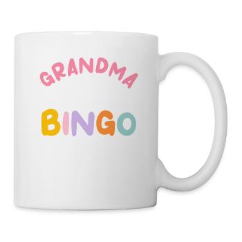 Grand-mère est mon nom Bingo est ma grand-mère de jeu - Mug blanc - blanc - Droite