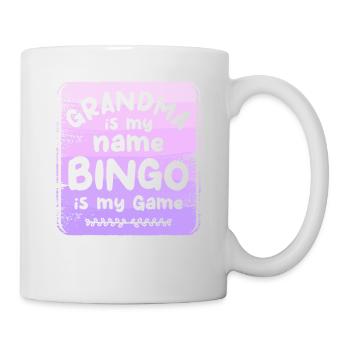 Grand-mère est mon nom Bingo est ma grand-mère de jeu - Mug blanc - blanc - Droite