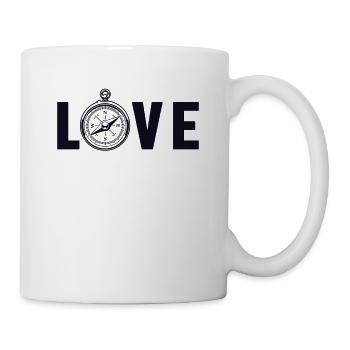 Love Mountain Hiking Trekking Hikers Hiking - Mug - white - Right