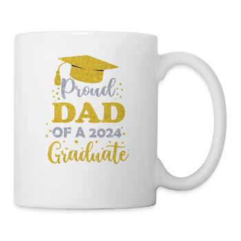 Senior Dad 2024 Proud Dad Of A Class Of 2024 - Mug - white - Right