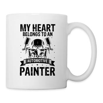 Car painter for body technicians - Mug - white - Right