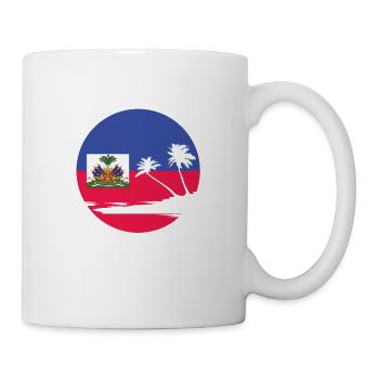Fierté haïtienne Mois du patrimoine haïtien Début de la liberté - Mug blanc - blanc - Droite