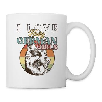 Funny German Shepherd Dog Quote I Love Hairy - Mug - white - Right