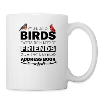 Unearth Rare Birds & Habitats: Life List - Tasse - Weiß - Rechts