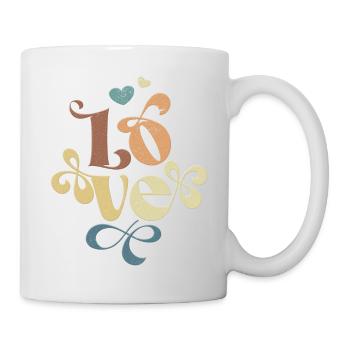RetroLove - Tasse - Weiß - Rechts
