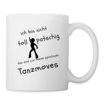 spontane Tanzmoves - Tasse - Weiß - Rechts