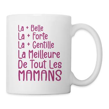 La Meilleure de Toutes Les Mamans | Maman Cadeau - Mug blanc - blanc - Droite