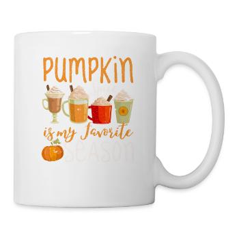 Pumpkin spice is my favorite season of autumn - Mug - white - Right