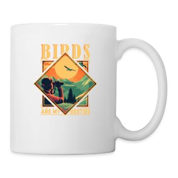 Birds Are My Besties: Perfect Design for Avian - Tasse - Weiß - Rechts