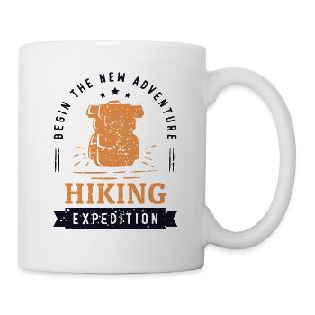 Nouvelle aventure Randonnée Expédition Randonnée Randonnée - Mug blanc - blanc - Droite