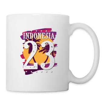 Indonesia 23 Trikot 2023 - Tasse - Weiß - Rechts