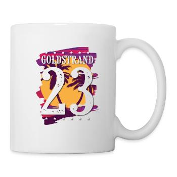 Goldstrand 23 Trikot 2023 - Tasse - Weiß - Rechts
