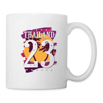 Thailand 23 Trikot 2023 - Tasse - Weiß - Rechts