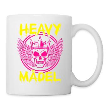 Biker Rocker, Heavy Rock, Punk, Hard Girl Metal - Tasse - Weiß - Rechts