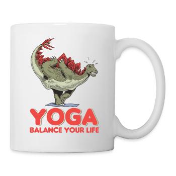 Yogi Yogini Gesundheits Meditation Outfits Girls - Tasse - Weiß - Rechts
