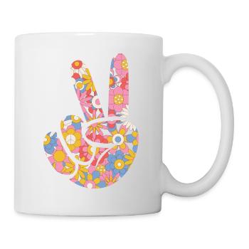 80s Retro CostumeTheme Party Costume 90s Party - Mug - white - Right