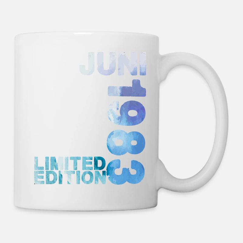 40. Geburtstag 40 Jahre Limitierte Auflage Juni 1983 - Tasse - Weiß