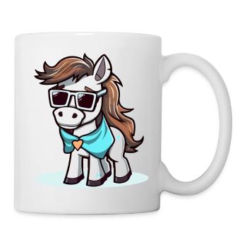 Tim das Pferd - Tasse - Weiß - Rechts
