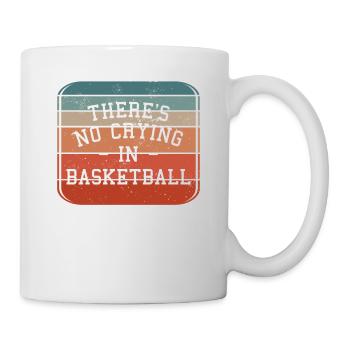 Rétro Il n’y a pas de pleurs au basketball - Mug blanc - blanc - Droite