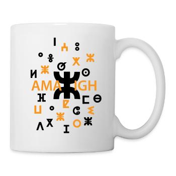 AMAZIGH SYMBOL BERBER Z IMAZIGHEN KABYLEN JUWEL - Tasse - Weiß - Rechts