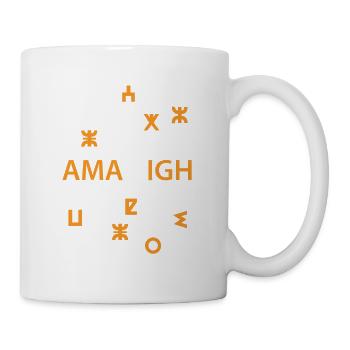 AMAZIGH SYMBOL BERBER Z IMAZIGHEN KABYLEN JUWEL - Tasse - Weiß - Rechts