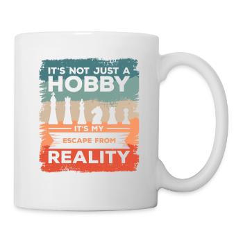 Es ist nicht nur ein Hobby, es ist meine Flucht vor der Realität - Tasse - Weiß - Rechts