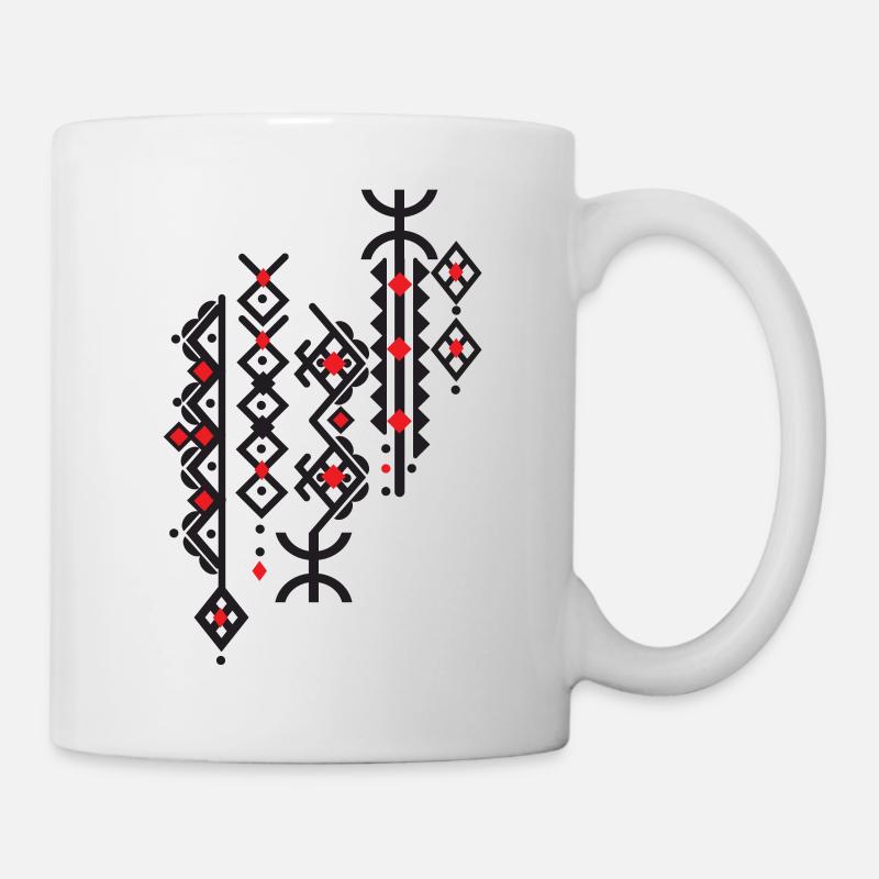AMAZIGH BERBER KABYLE Z AMAZIGH KABYLE MOTIV - Tasse - Weiß