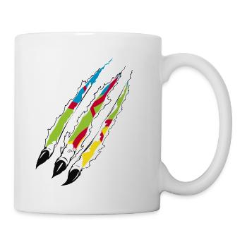 AMAZIGH SYMBOL BERBER Z IMAZIGHEN KABYLISCHES JUWEL - Tasse - Weiß - Rechts