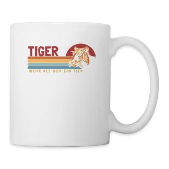 Tiger mehr als ein Tier Königstiger Sibirischer - Tasse - Weiß - Rechts