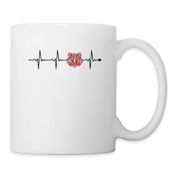 Tiger Heartbeat King Tiger Wildcat Siberian - Mug - white - Right