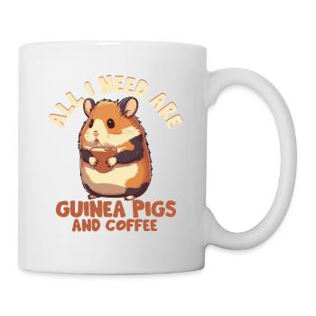 All I Need Are Guinea Pigs and Coffee Rodent Cavy - Mug - white - Right