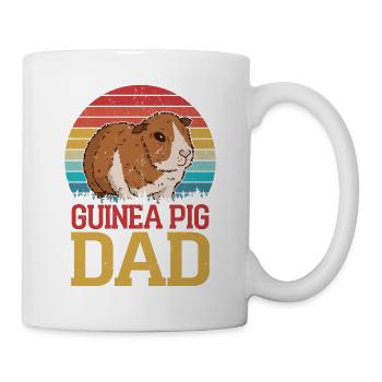 Guinea Pig Dad Rodent Cavy Lover - Mug - white - Right