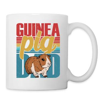 Guinea Pig Dad Cavy Lover Rodent - Mug - white - Right